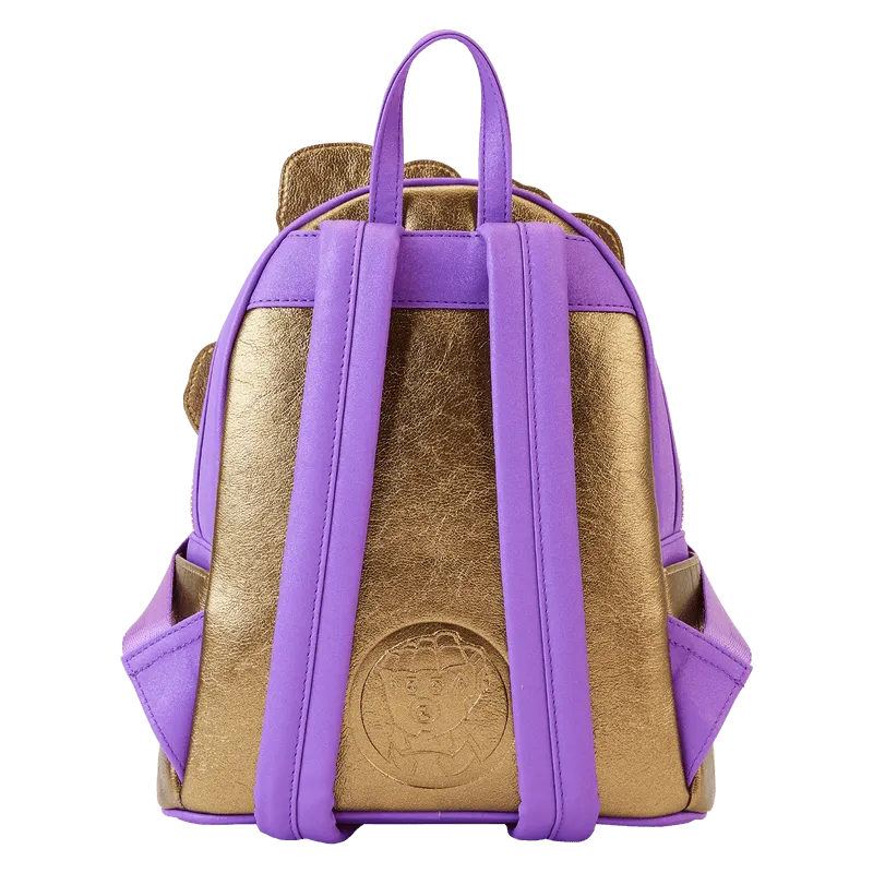 LOUMVBK0299 Marvel Comics - Thanos Gauntlet Metallic Mini Backpack - Loungefly - Titan Pop Culture