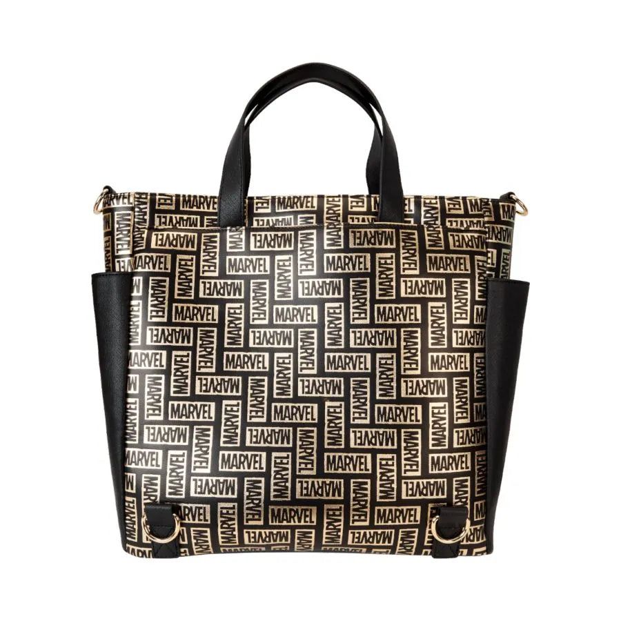 LOUMVBK0347 Marvel Comics - 85th Anniversary All-Over Print Logo Convertible Backpack & Tote Bag - Loungefly - Titan Pop Culture