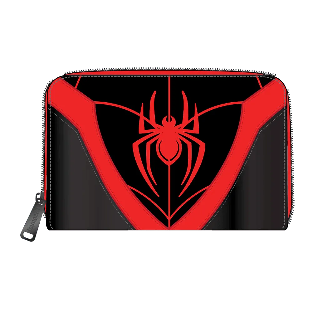 LOUMVWA0173 Marvel Comics - Spider-Man Miles Morales Costume Zip Purse - Loungefly - Titan Pop Culture
