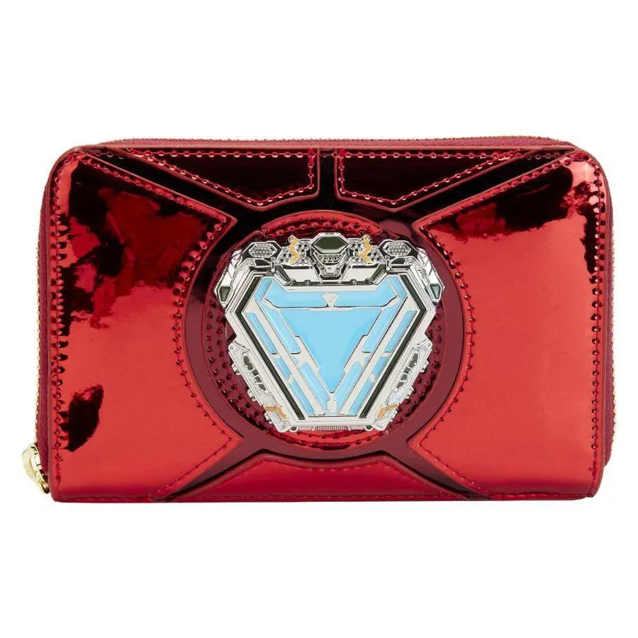 LOUMVWA0193 Infinity Saga - Iron Man 15th Anniversary Costume Zip Around Purse - Loungefly - Titan Pop Culture