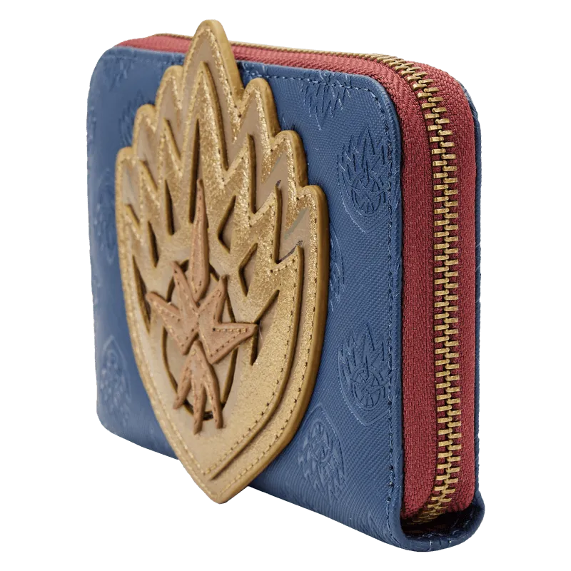 LOUMVWA0203 Guardians of the Galaxy Vol 3 - Ravager Badge Zip Wallet - Loungefly - Titan Pop Culture