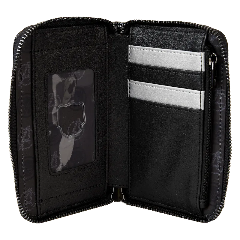 LOUMVWA0207 Marvel - Black Panther Cosplay Metallic Zip Around Wallet - Loungefly - Titan Pop Culture