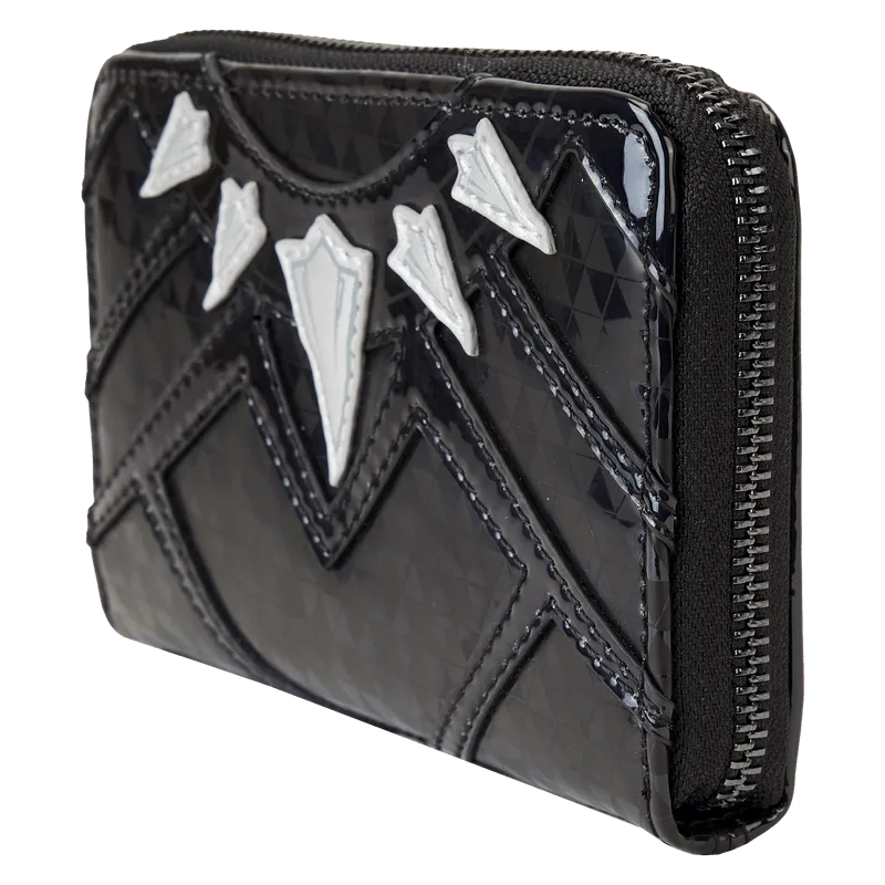 LOUMVWA0207 Marvel - Black Panther Cosplay Metallic Zip Around Wallet - Loungefly - Titan Pop Culture