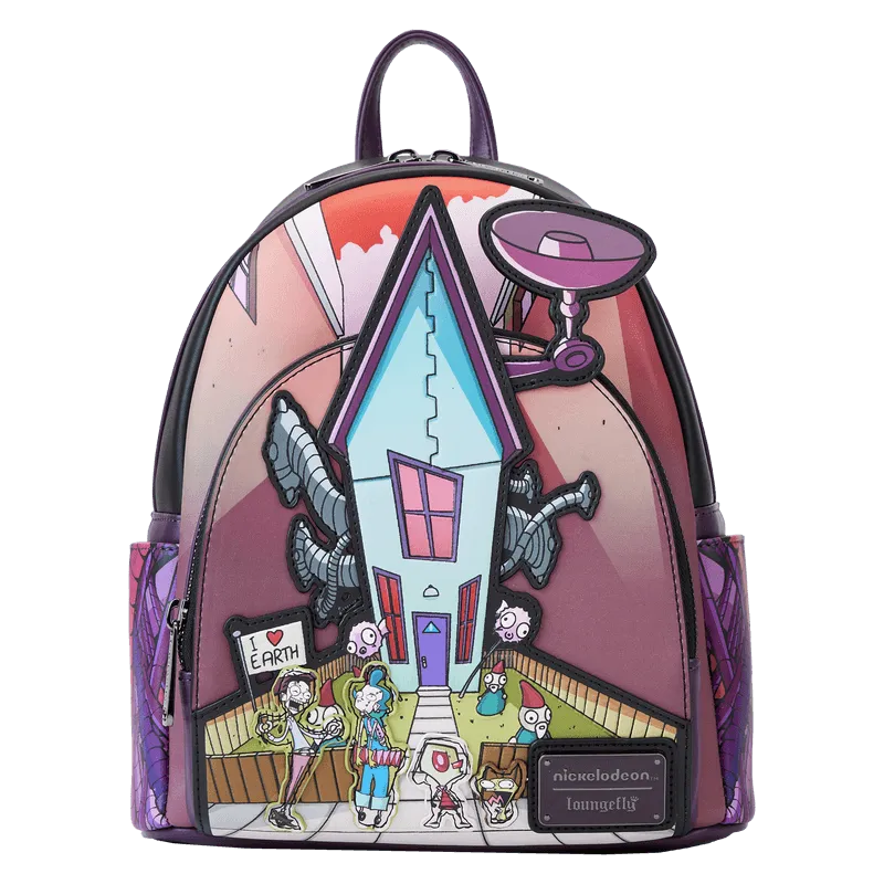LOUNICBK0077 Invader Zim - Secret Lair Mini Backpack - Loungefly - Titan Pop Culture