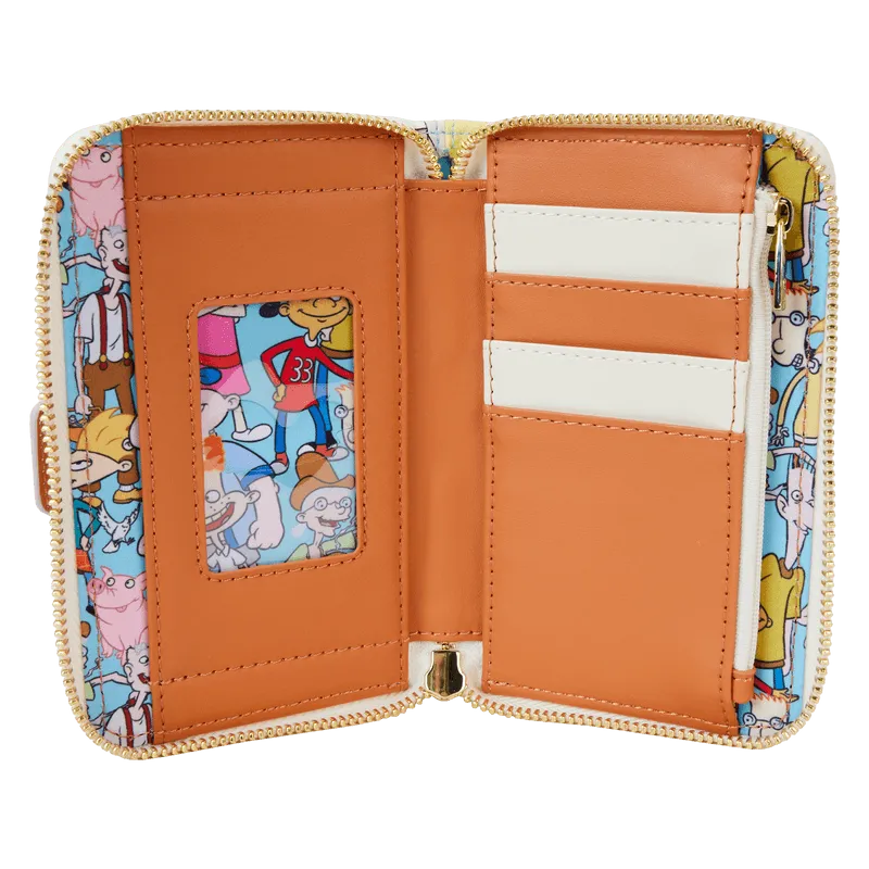LOUNICWA0048 Hey Arnold - House Zip Around Wallet - Loungefly - Titan Pop Culture