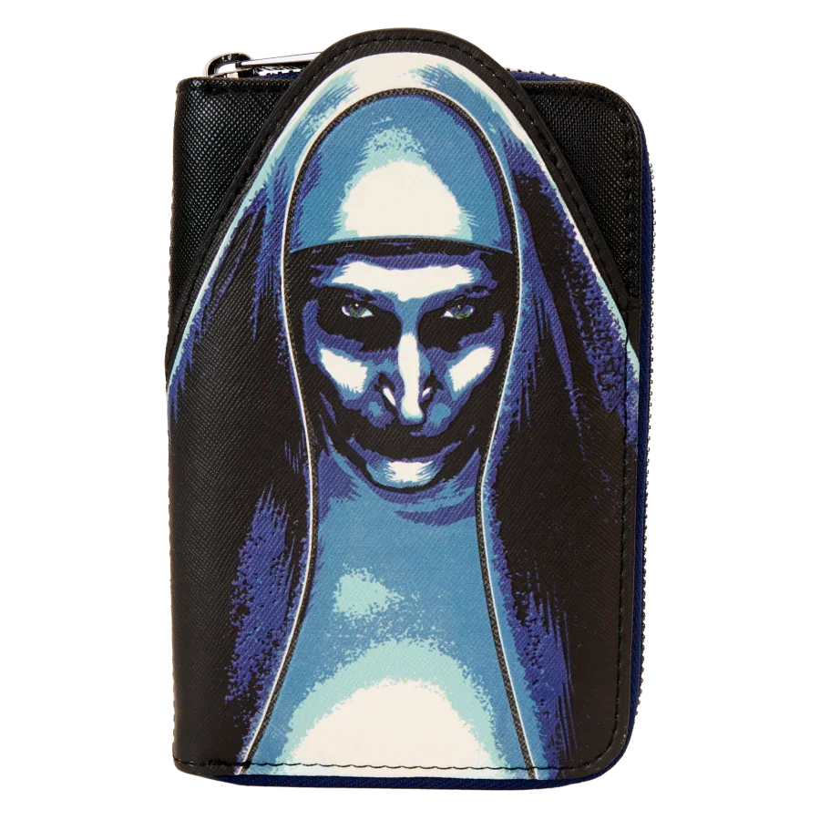 LOUNUNWA0001 The Nun - The Nun Cosplay Glow Zip Around Wallet - Loungefly - Titan Pop Culture