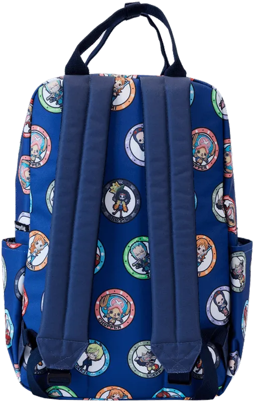 LOUOPBK0002 One Piece - Characters AOP FullSize Nylon Backpack - Loungefly - Titan Pop Culture