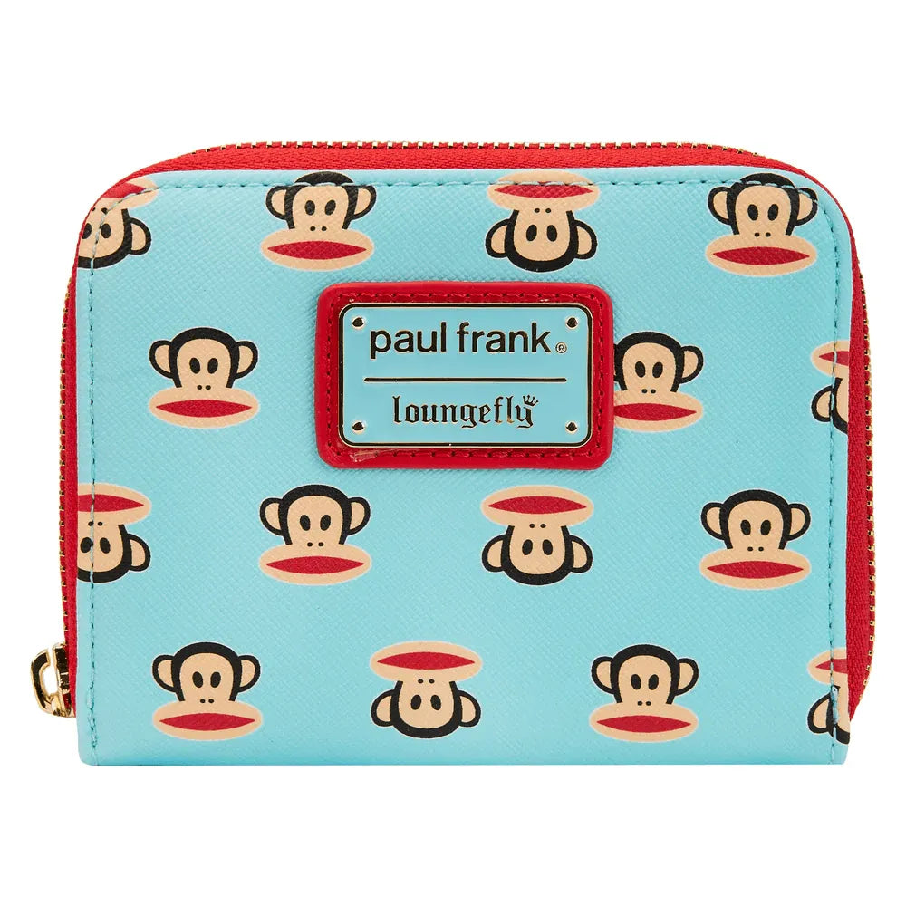 LOUPFWA0012 Paul Frank - Julius Head All-Over-Print Zip Around Purse - Loungefly - Titan Pop Culture
