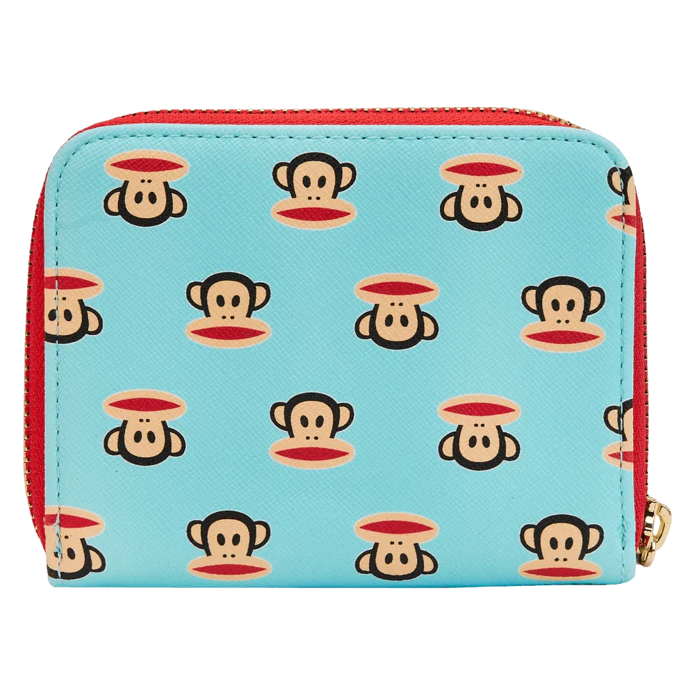 LOUPFWA0012 Paul Frank - Julius Head All-Over-Print Zip Around Purse - Loungefly - Titan Pop Culture
