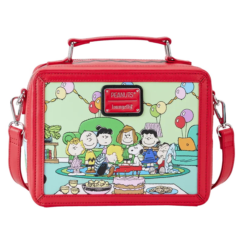 LOUPNTB0012 Peanuts - Charlie Brown Lunchbox Crossbody - Loungefly - Titan Pop Culture