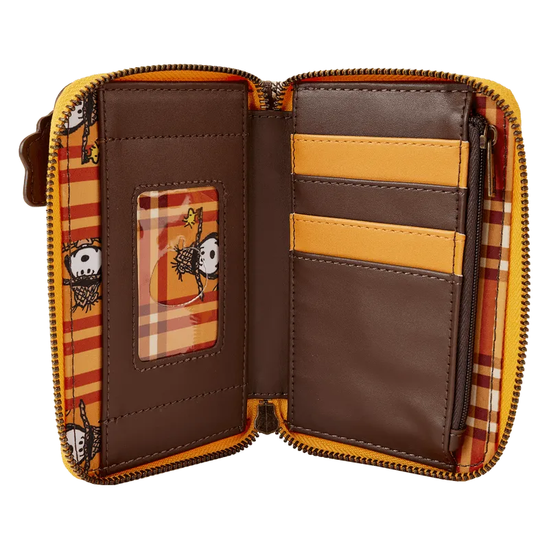 LOUPNWA0020 Peanuts - Snoopy Scarecrow Zip Around Wallet - Loungefly - Titan Pop Culture