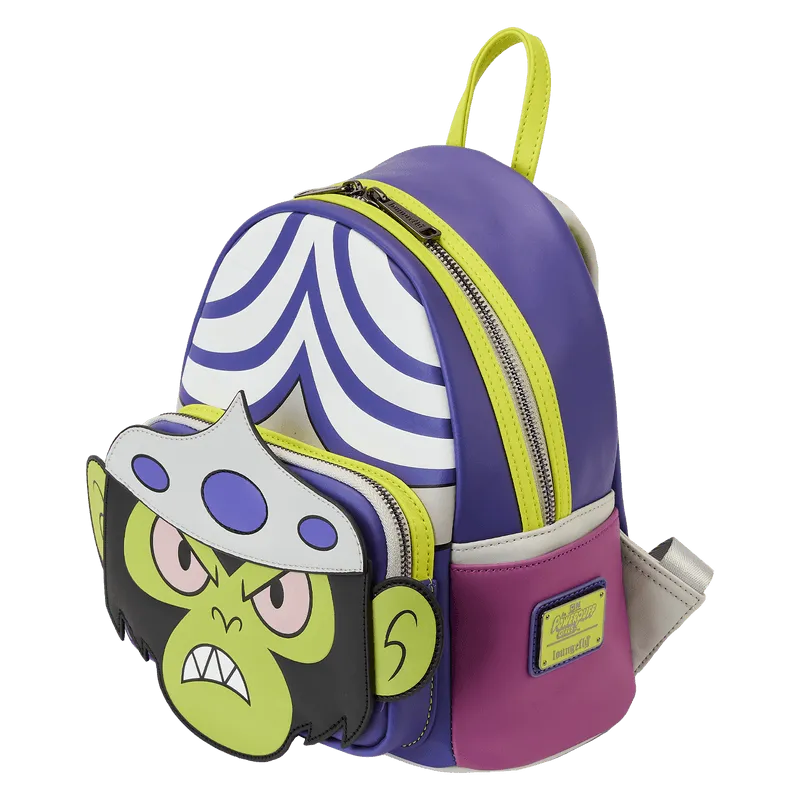 LOUPPGBK0002 Powerpuff Girls - Mojo Jojo Cosplay Mini Backpack - Loungefly - Titan Pop Culture