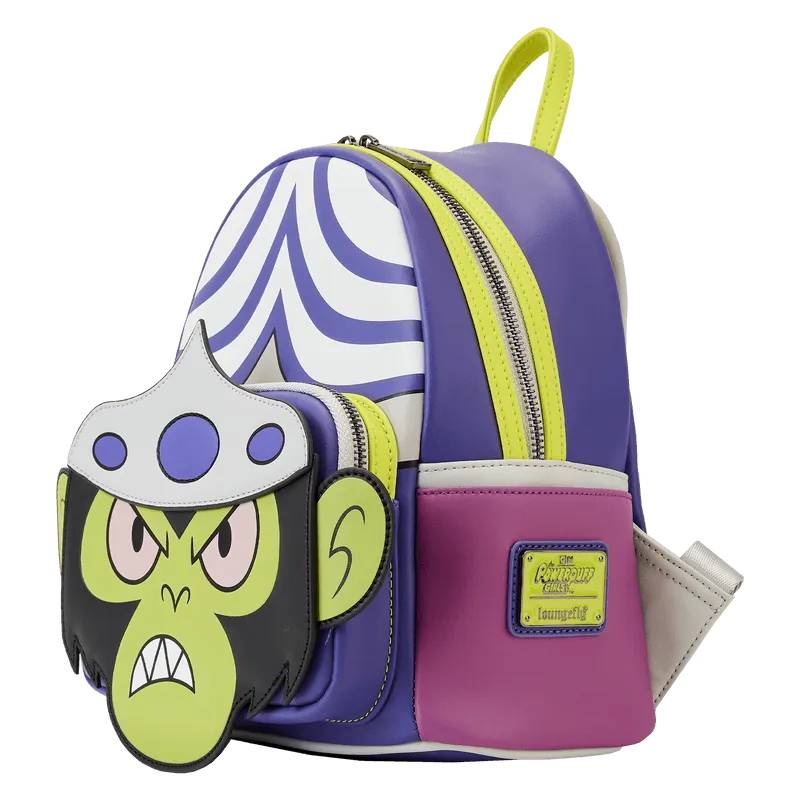 LOUPPGBK0002 Powerpuff Girls - Mojo Jojo Cosplay Mini Backpack - Loungefly - Titan Pop Culture