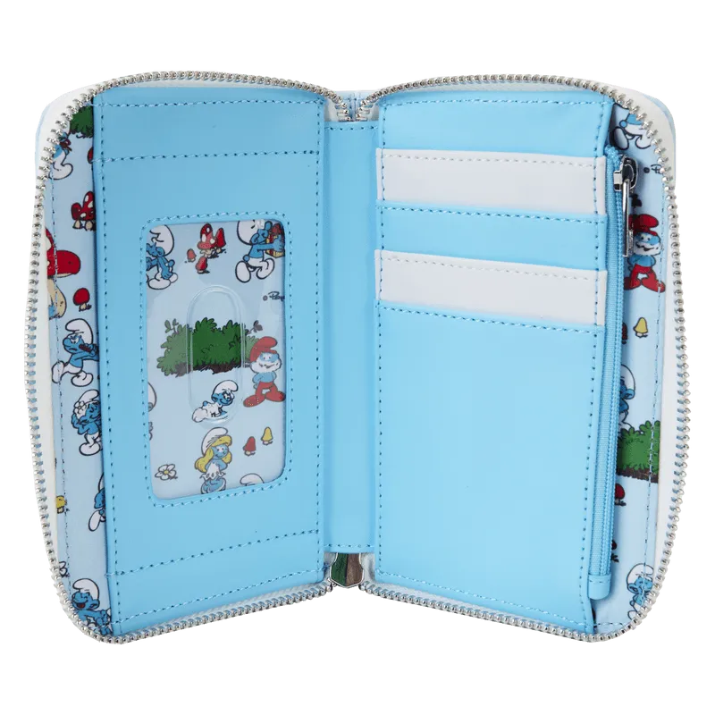LOUSFWA0002 Smurfs - Smurfette Cosplay Zip Around Wallet - Loungefly - Titan Pop Culture