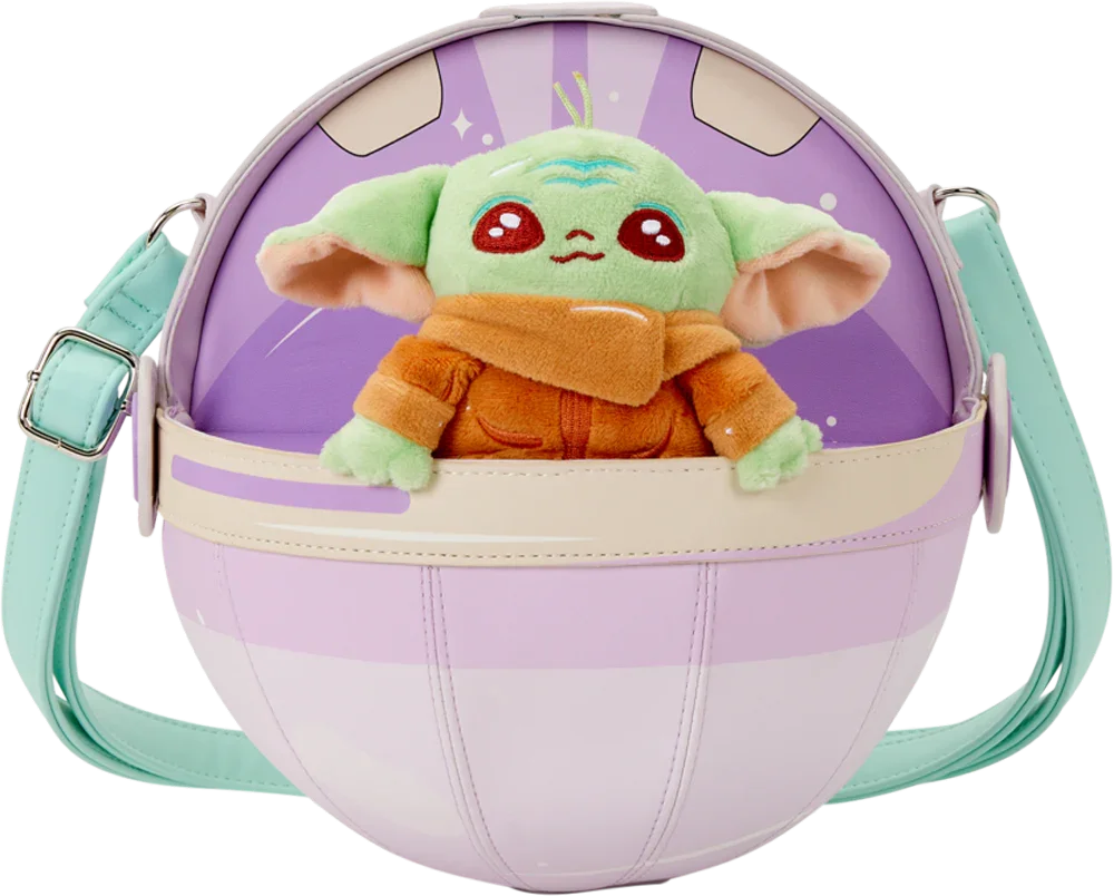 Star Wars: Mandalorian - Grogu Figural Plush Crossbody Bag