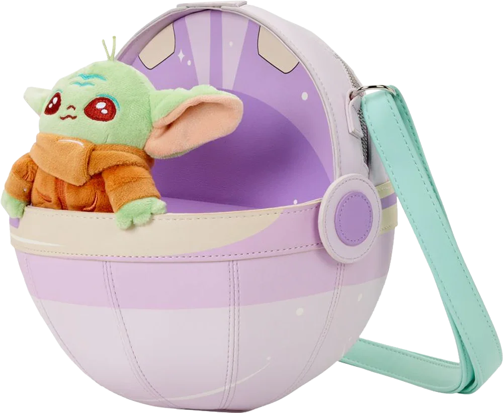 Star Wars: Mandalorian - Grogu Figural Plush Crossbody Bag