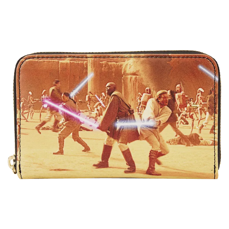 LOUSTWA0238 Star Wars Episode II: Attack of the Clones - Scene Zip Around Wallet - Loungefly - Titan Pop Culture