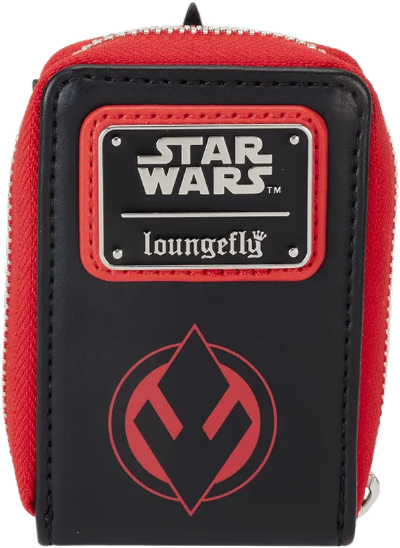 LOUSTWA0270 Star Wars: The Phantom Menace 25th Anniversary - Darth Maul Accordion Wallet - Loungefly - Titan Pop Culture