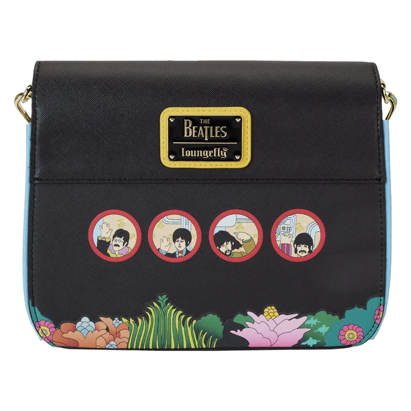 LOUTBLTB0009 The Beatles - Yellow Sub Flap Pocket Crossbody - Loungefly - Titan Pop Culture