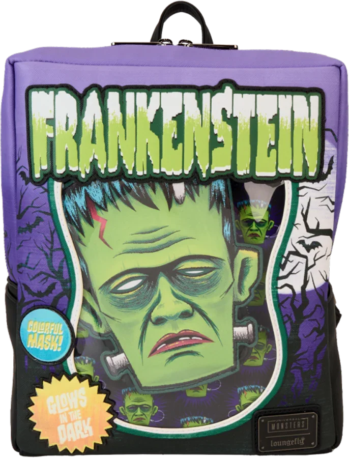 Universal Monsters - Frankenstein Neon Mask Mini Backpack
