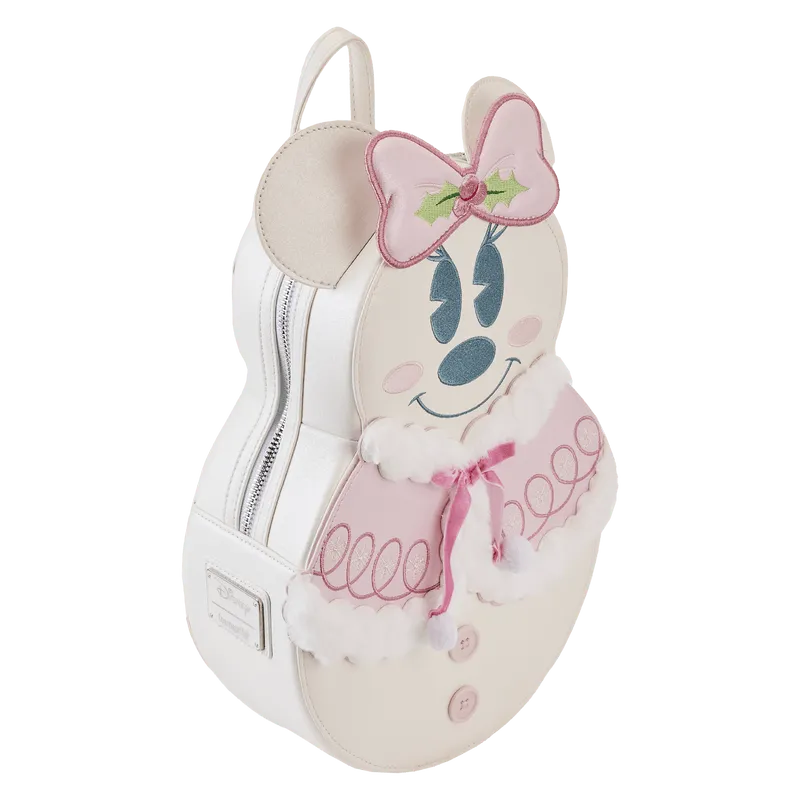 LOUWDBK3374 Disney - Minnie Mouse Pastel Snowman Mini Backpack - Loungefly - Titan Pop Culture