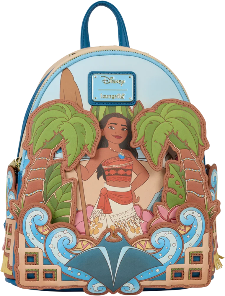 LOUWDBK4068 Moana - Moana with Palm Trees Mini Backpack - Loungefly - Titan Pop Culture