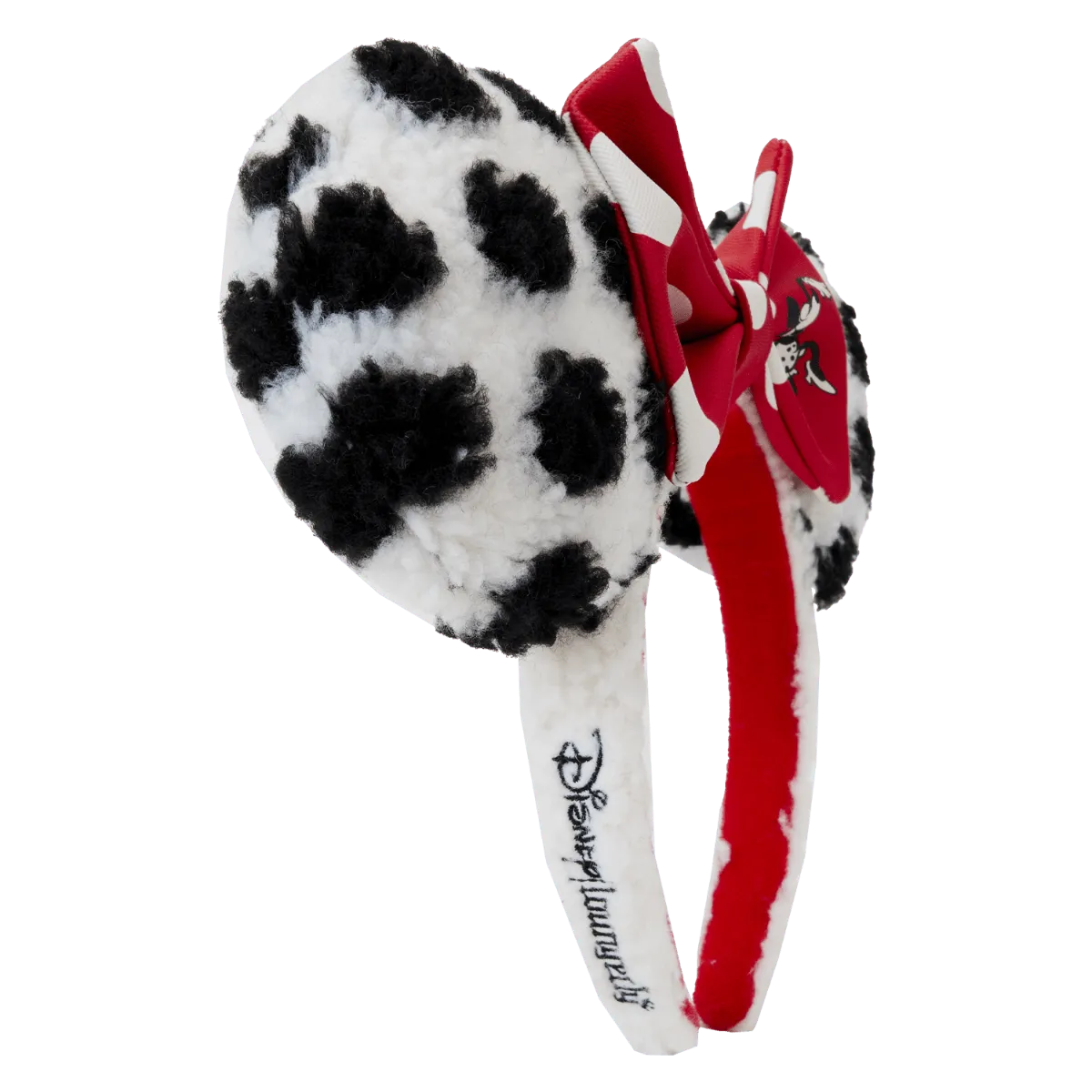 LOUWDHB0131 Disney - Minnie Rocks The Dots Sherpa Headband - Loungefly - Titan Pop Culture