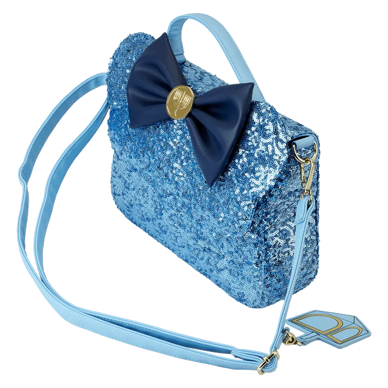 LOUWDTB2885 Disney - Minnie Mouse Hanukkah Sequin Crossbody - Loungefly - Titan Pop Culture
