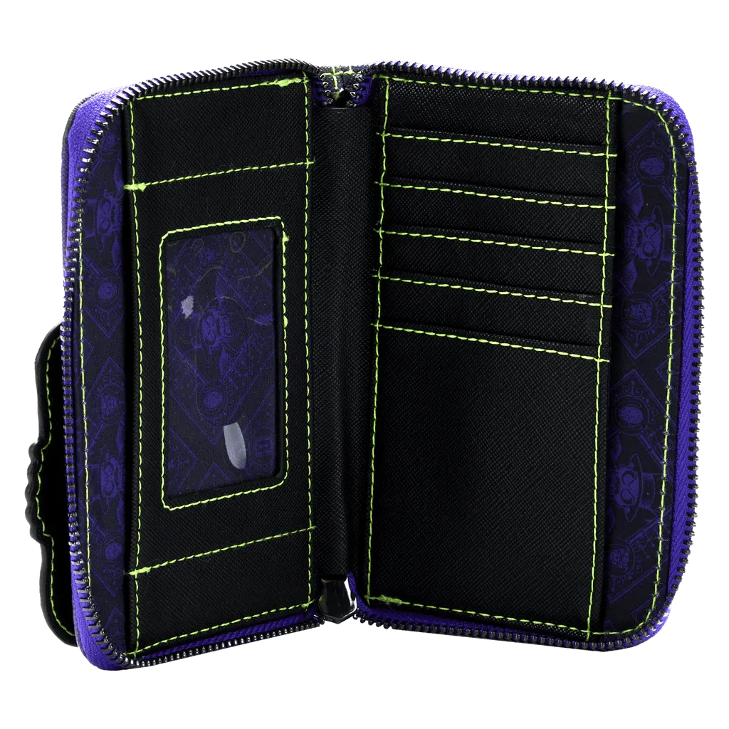 LOUWDWA2014 Princess and the Frog - Facilier Glow Zip Purse - Loungefly - Titan Pop Culture