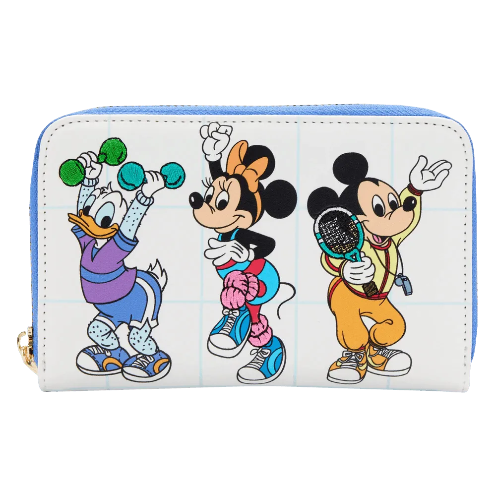 LOUWDWA2094 Disney - Mousercise Zip Purse - Loungefly - Titan Pop Culture