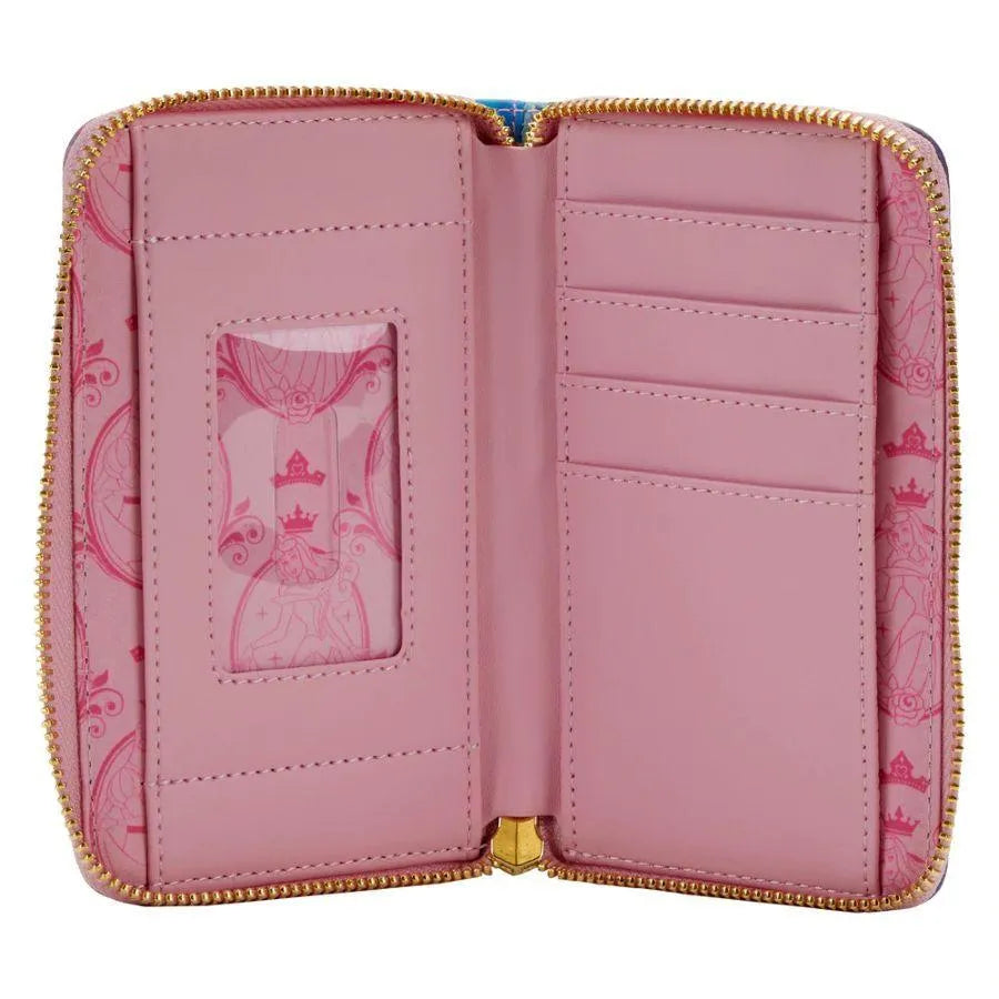LOUWDWA2110 Sleeping Beauty - Princess Scene Zip Purse - Loungefly - Titan Pop Culture