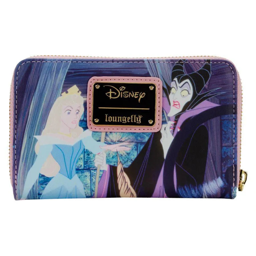 LOUWDWA2110 Sleeping Beauty - Princess Scene Zip Purse - Loungefly - Titan Pop Culture