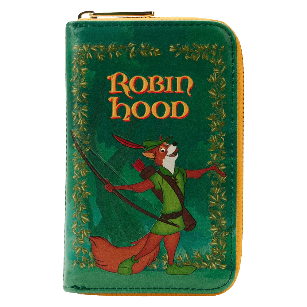 LOUWDWA2340 Robin Hood (1973) - Classic Book Cover Zip Around Purse - Loungefly - Titan Pop Culture