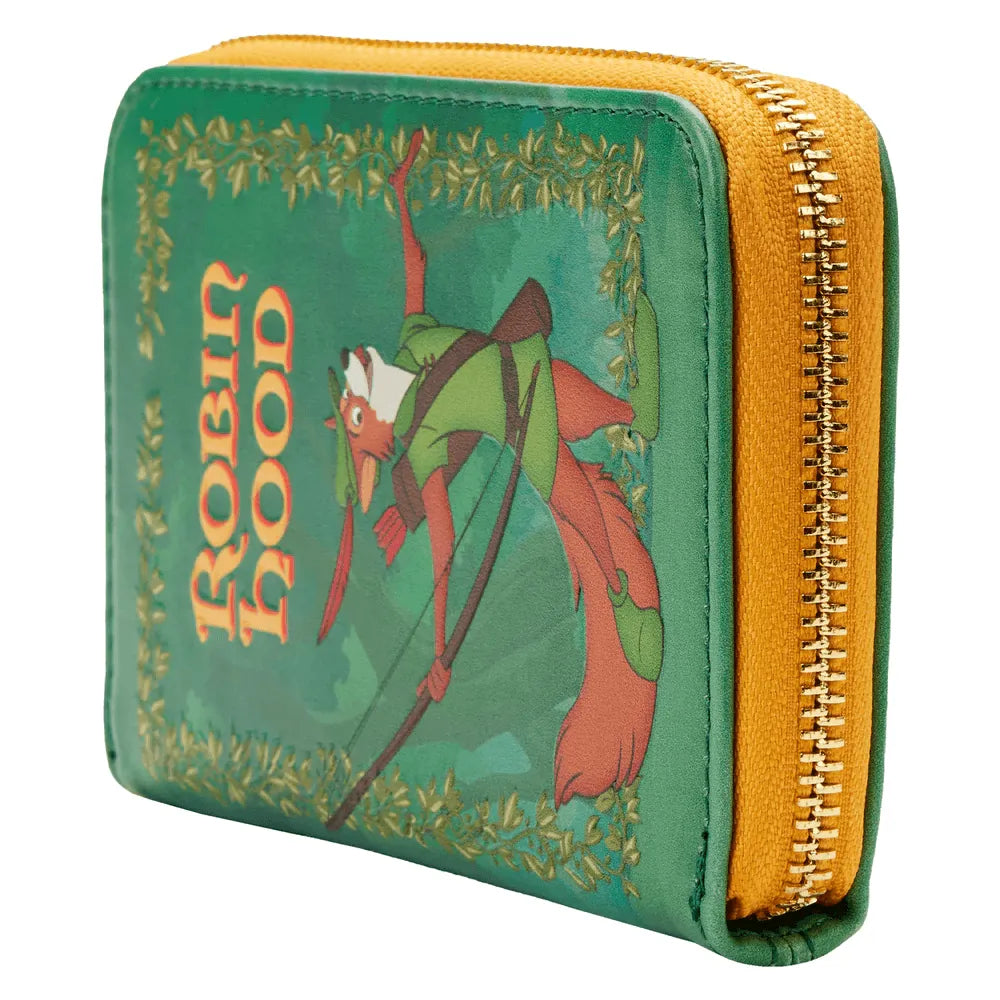 LOUWDWA2340 Robin Hood (1973) - Classic Book Cover Zip Around Purse - Loungefly - Titan Pop Culture