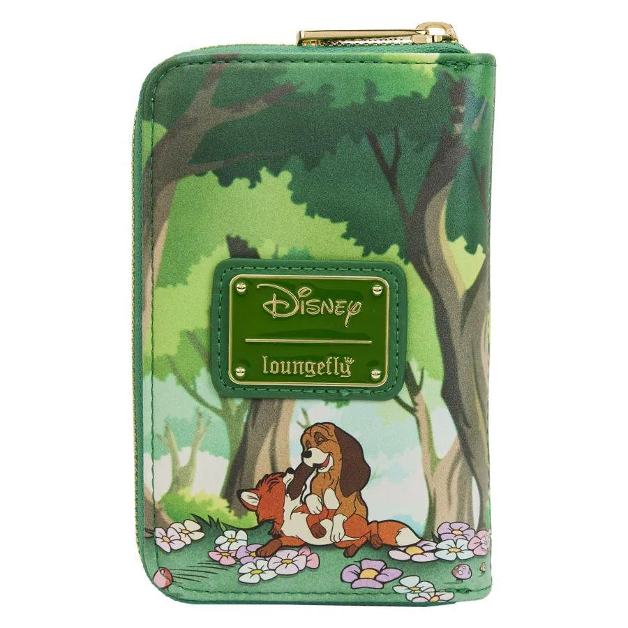 LOUWDWA2415 The Fox & the Hound - Classic Book Zip Around Purse - Loungefly - Titan Pop Culture