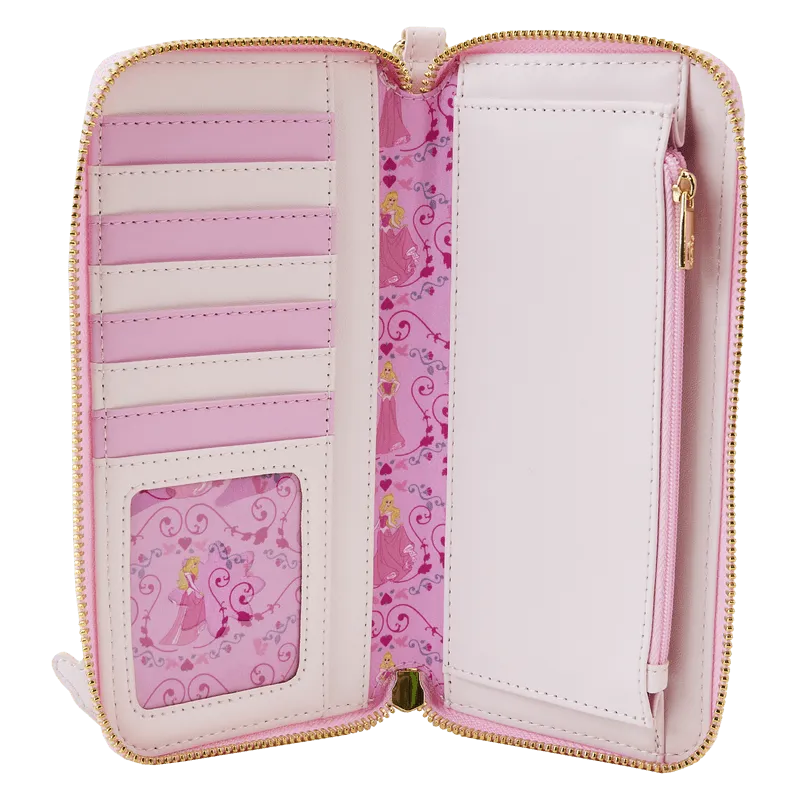 LOUWDWA2598 Sleeping Beauty - Princess Lenticular Series Wristlet Wallet - Loungefly - Titan Pop Culture