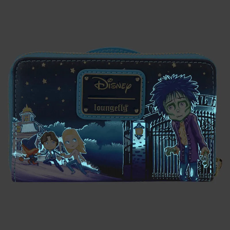 LOUWDWA2648 Hocus Pocus - Poster Glow Zip Around Wallet - Loungefly - Titan Pop Culture