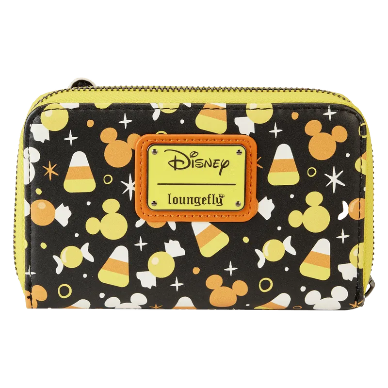 LOUWDWA2650 Disney - Mickey & Friends Candy Corn Zip Around Wallet - Loungefly - Titan Pop Culture