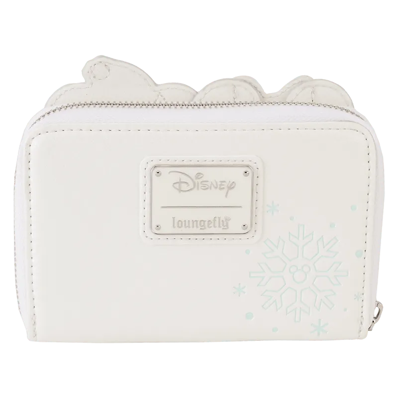 LOUWDWA2878 Disney - Mickey & Minnie Pastel Snowman Zip Around Wallet - Loungefly - Titan Pop Culture
