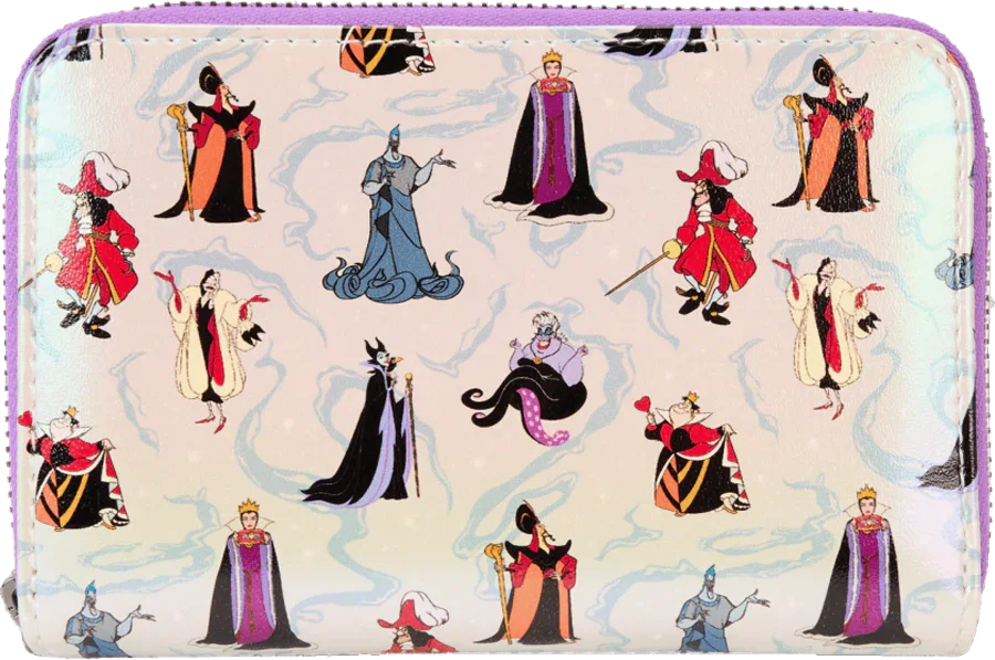 Disney Villans - Iridescent Zip Wallet