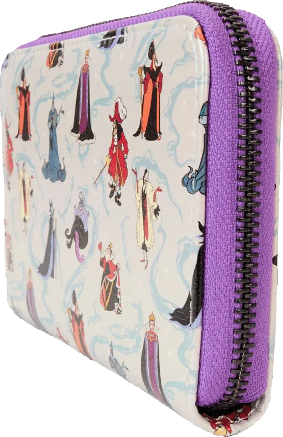 Disney Villans - Iridescent Zip Wallet