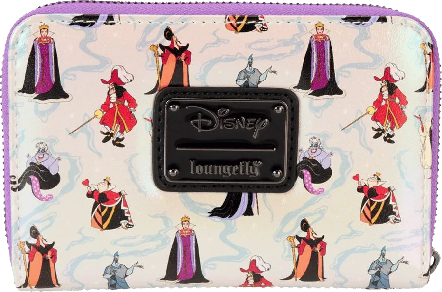 Disney Villans - Iridescent Zip Wallet