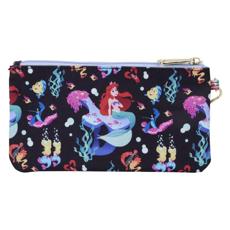 LOUWDWC0062 The Little Mermaid (1989) 35th Anniversary - Life Is The Bubbles Nylon Purse - Loungefly - Titan Pop Culture