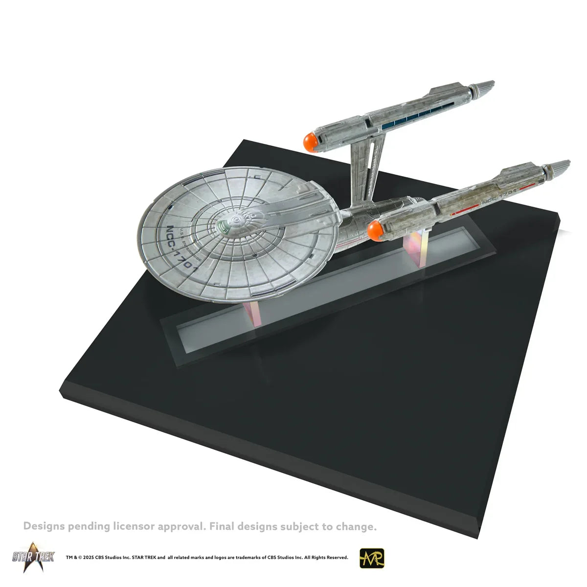 Star Trek: Nuevos y extraños mundos - USS Enterprise NCC-1701, nave de fundición y libro