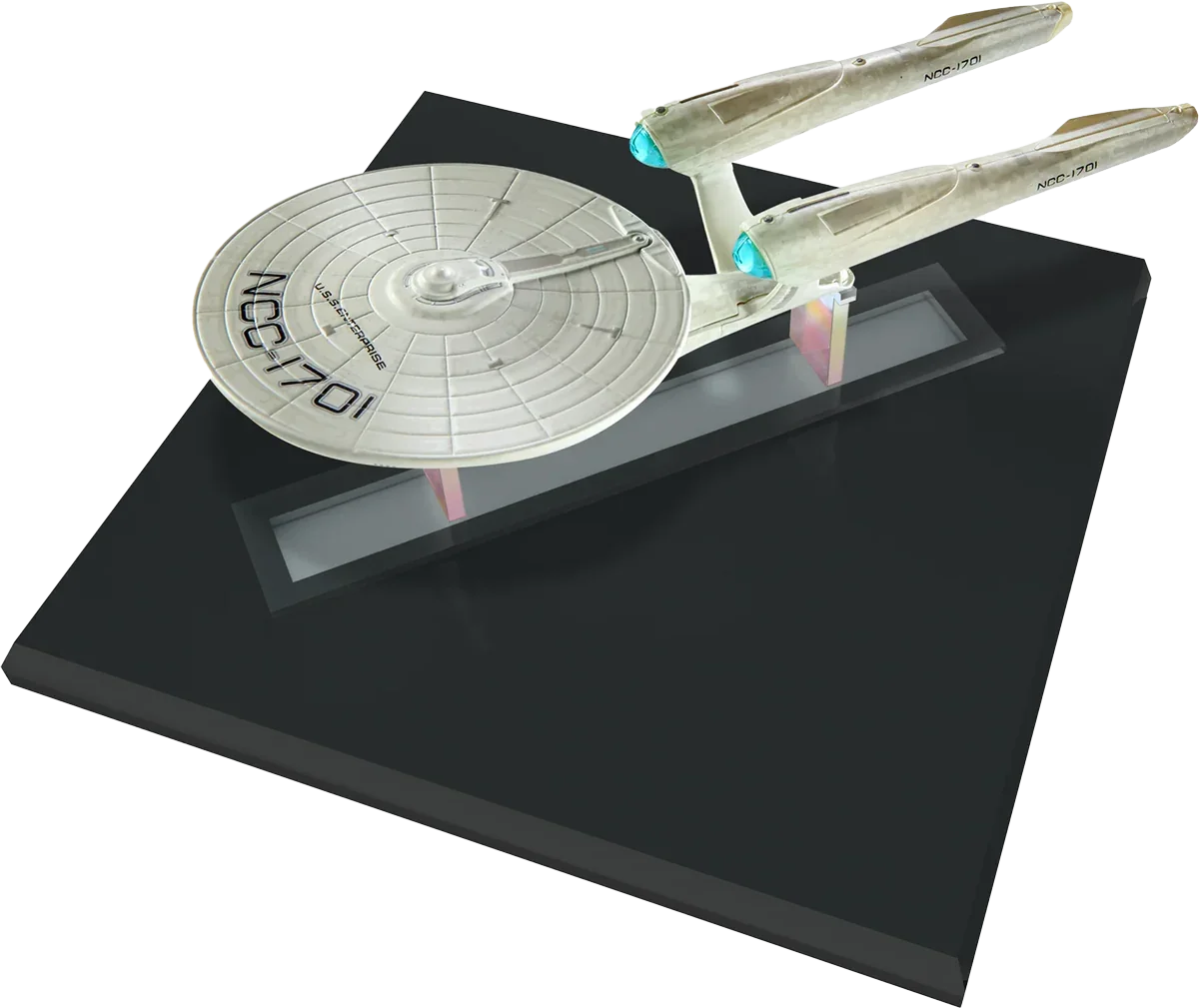 Star Trek (2009) - U.S.S. Enterprise NCC-1701 (Kelvin Timeline) Diecast Ship & Book