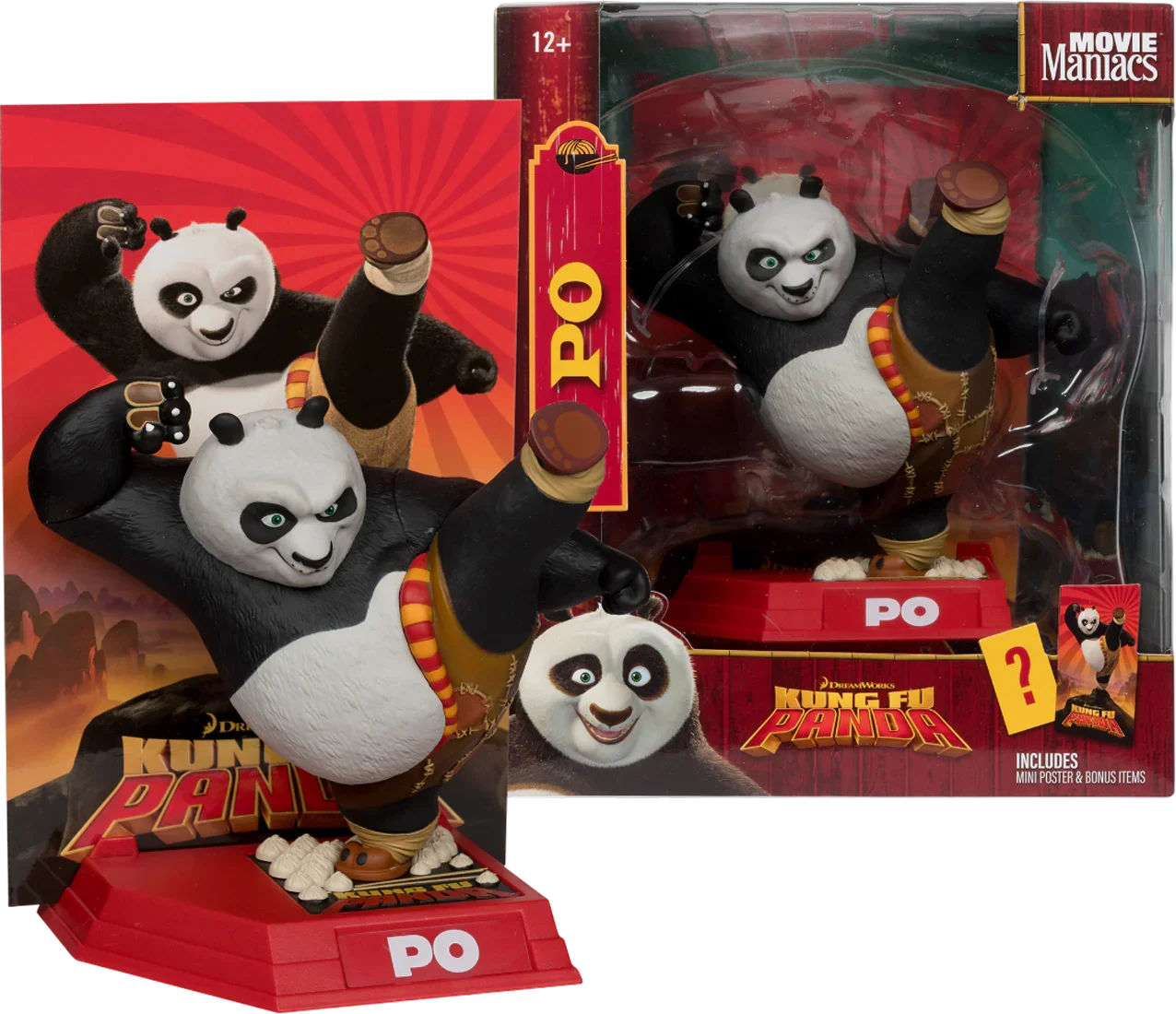 MCF14081 Kung Fu Panda - Kung Fu Panda Movie Maniacs 6" Figure - McFarlane Toys - Titan Pop Culture