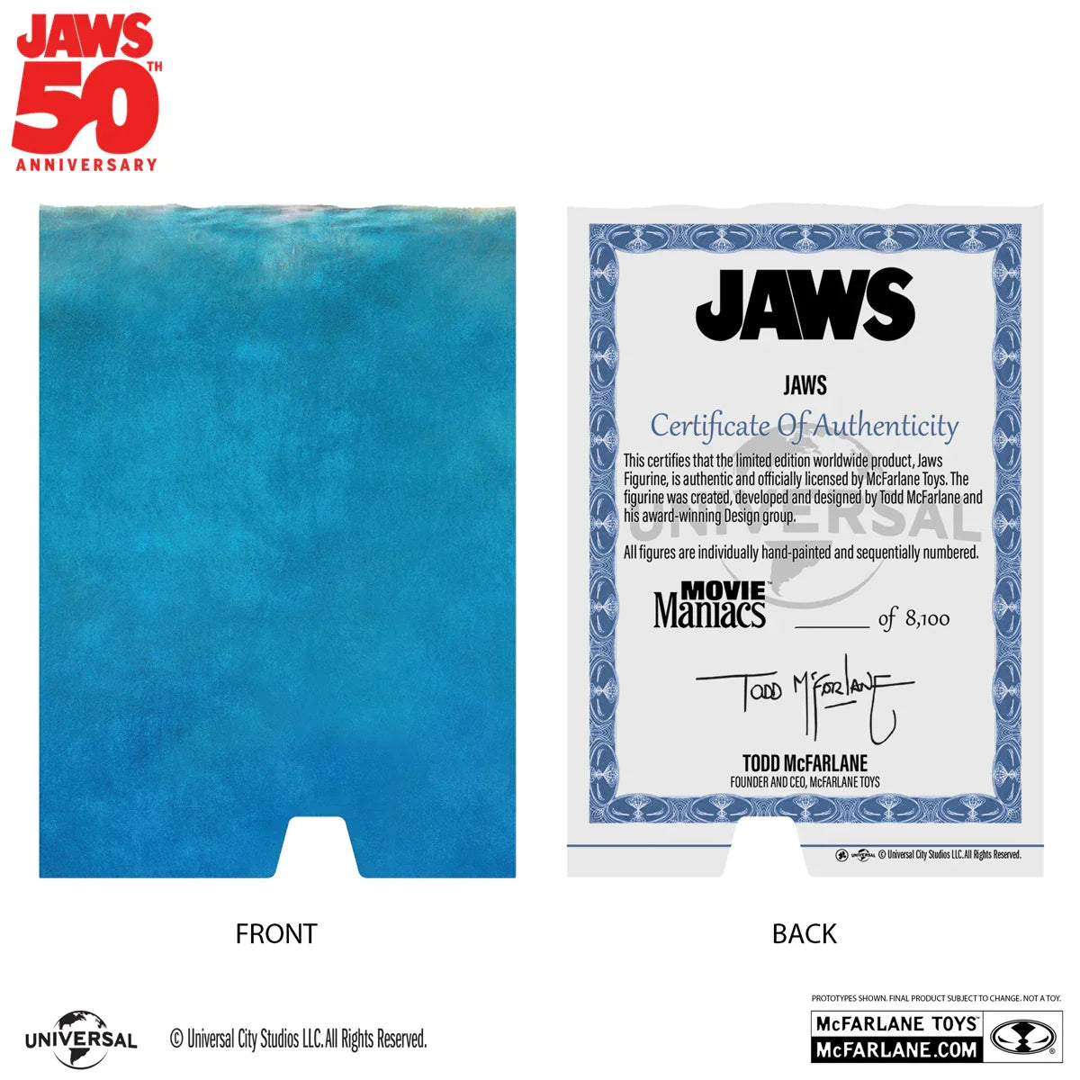 MCF14083 Movie Maniacs - Jaws 6" Figure - McFarlane Toys - Titan Pop Culture