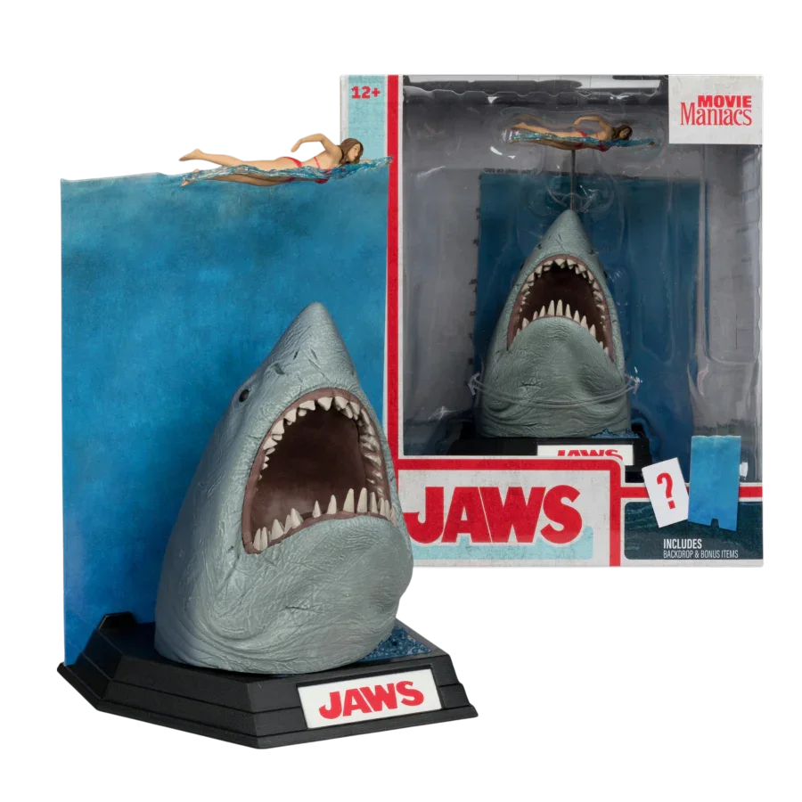 MCF14083 Movie Maniacs - Jaws 6" Figure - McFarlane Toys - Titan Pop Culture