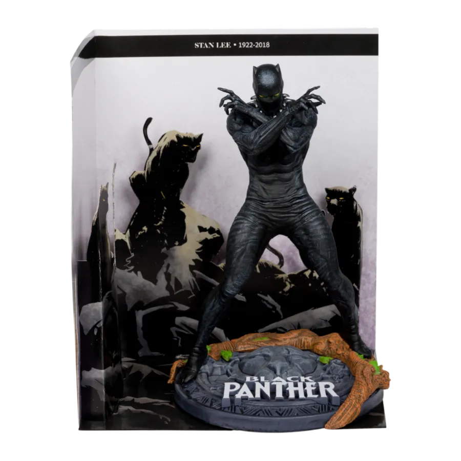MCF14776 Marvel - Black Panther "Marvel Knights #4" 1:10 Scale Posed Figure - McFarlane Toys - Titan Pop Culture