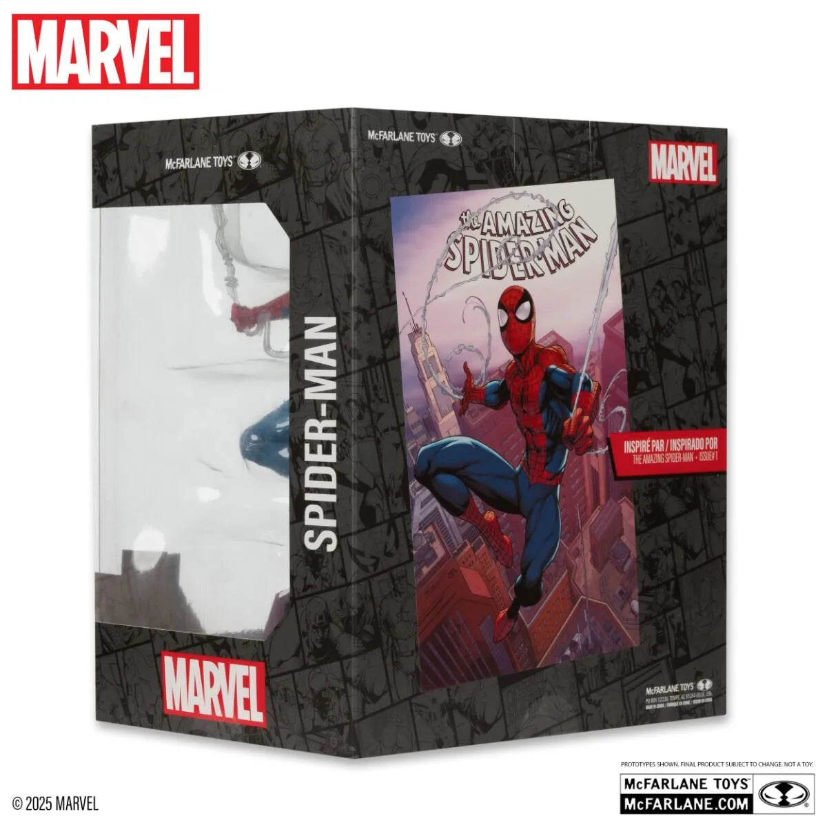 MCF14803 Marvel - Spider-Man "The Amazing Spider-Man #1" 1:10 Scale Posed Figure - McFarlane Toys - Titan Pop Culture